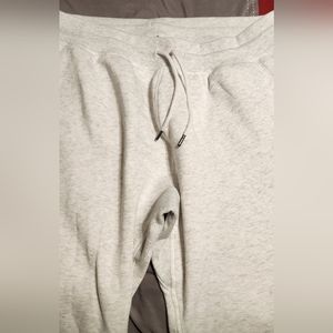 Mens white heather hurley sweat pant joggers Xl